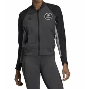NWT Adidas USA Volleyball Varsity Black/Gray Jacket Women's Size Medium (FQ2626)